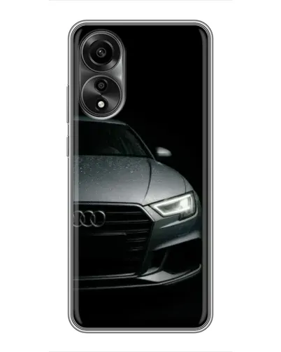 Чехол для OPPO A78 (4G) с картинкой «Audi — детализация кузова»