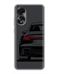 Чехол для OPPO A78 (4G) с картинкой «Задняя часть Audi — арт» Чехол для OPPO A78 (4G) с картинкой «Задняя часть Audi — арт»
