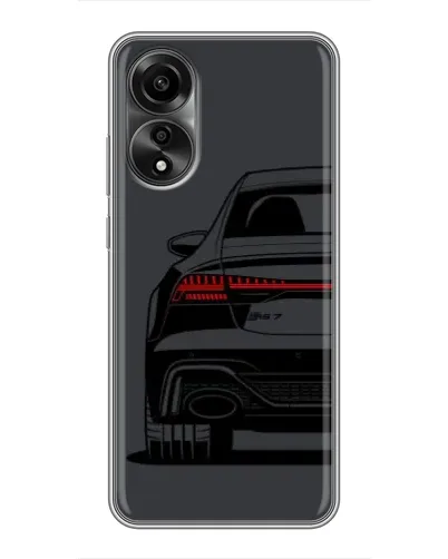 Чехол для OPPO A78 (4G) с картинкой «Задняя часть Audi — арт»