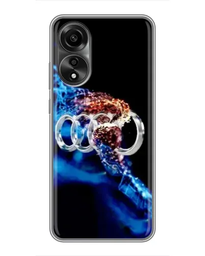 Чехол для OPPO A78 (4G) с картинкой «Энергия лого Audi»