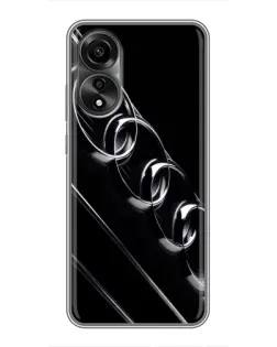 Чехол для OPPO A78 (4G) с картинкой «Audi — абстрактные кольца» Чехол для OPPO A78 (4G) с картинкой «Audi — абстрактные кольца»