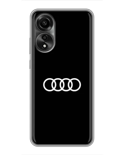 Чехол для OPPO A78 (4G) с картинкой «Audi White Logo»