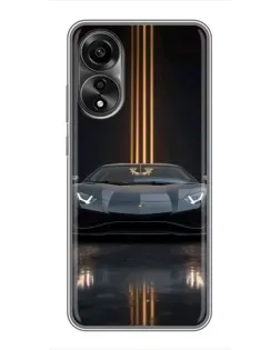 Чехол для OPPO A78 (4G) с картинкой «Lamborghini золотые линии» Чехол для OPPO A78 (4G) с картинкой «Lamborghini золотые линии»