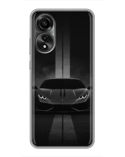 Чехол для OPPO A78 (4G) с картинкой «Lamborghini симметрия дорог» Чехол для OPPO A78 (4G) с картинкой «Lamborghini симметрия дорог»