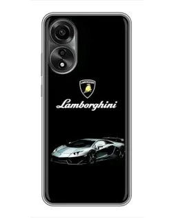 Чехол для OPPO A78 (4G) с картинкой «Логотип Lamborghini классика» Чехол для OPPO A78 (4G) с картинкой «Логотип Lamborghini классика»