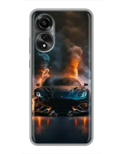 Чехол для OPPO A78 (4G) с картинкой «Lamborghini дымная эстетика» Чехол для OPPO A78 (4G) с картинкой «Lamborghini дымная эстетика»