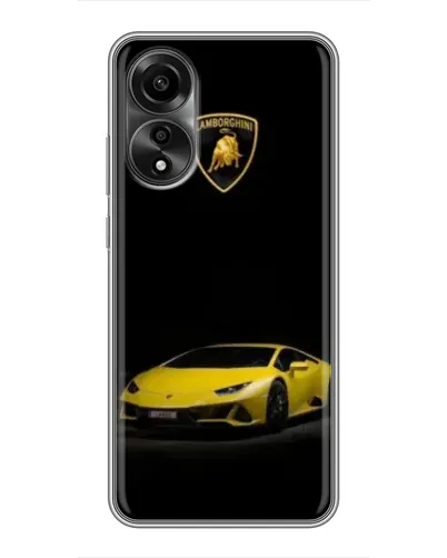 Чехол для OPPO A78 (4G) с картинкой «Lamborghini желтый акцент» Чехол для OPPO A78 (4G) с картинкой «Lamborghini желтый акцент»