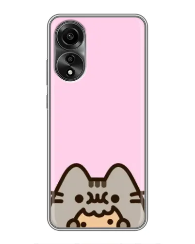 Чохол для OPPO A78 (4G) з картинкою «Pusheen та печиво» Чохол для OPPO A78 (4G) з картинкою «Pusheen та печиво»