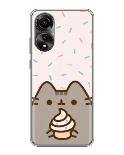 Чохол для OPPO A78 (4G) з картинкою «Пушин з кексом» Чохол для OPPO A78 (4G) з картинкою «Пушин з кексом»