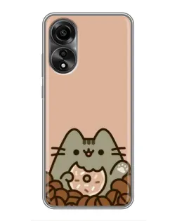 Чохол для OPPO A78 (4G) з картинкою «Кавовий Пушин»