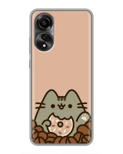 Чохол для OPPO A78 (4G) з картинкою «Кавовий Пушин» Чохол для OPPO A78 (4G) з картинкою «Кавовий Пушин»