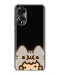 Чохол для OPPO A78 (4G) з картинкою «Пушин на чорному»
