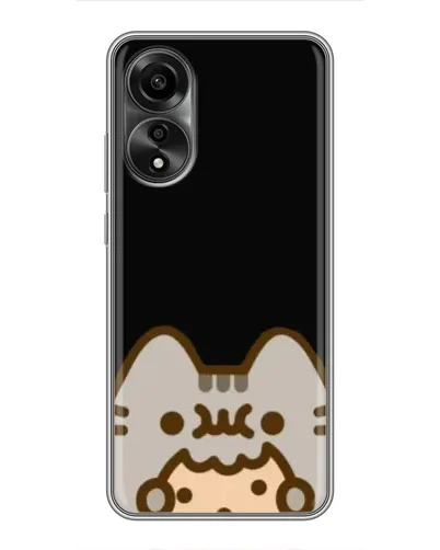 Чохол для OPPO A78 (4G) з картинкою «Пушин на чорному» Чохол для OPPO A78 (4G) з картинкою «Пушин на чорному»