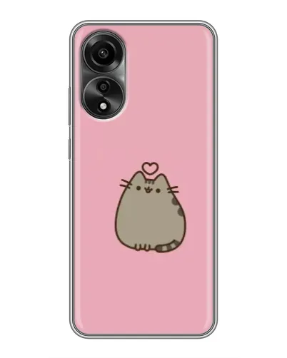 Чохол для OPPO A78 (4G) з картинкою «Pusheen серце» Чохол для OPPO A78 (4G) з картинкою «Pusheen серце»