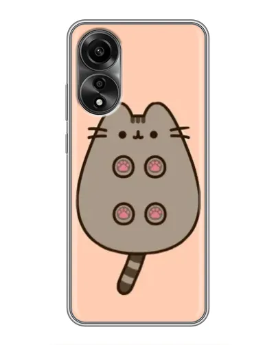 Чохол для OPPO A78 (4G) з картинкою «Пушин пузиком догори» Чохол для OPPO A78 (4G) з картинкою «Пушин пузиком догори»