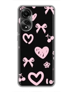 Чохол для OPPO A78 (4G) з картинкою «Сатиновий бант»