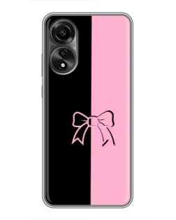 Чохол для OPPO A78 (4G) з картинкою «Половинки банту»