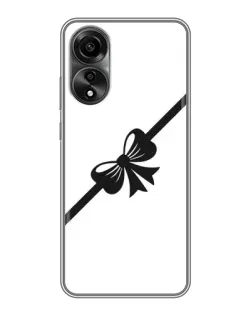 Чохол для OPPO A78 (4G) з картинкою «Діагональний бант»
