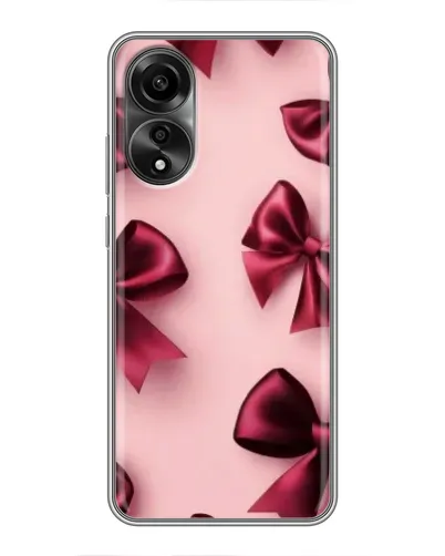 Чохол для OPPO A78 (4G) з картинкою «Бордовий атлас»