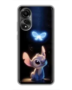 Чехол для OPPO A78 (4G) с картинкой «Сияющий Стич» Чехол для OPPO A78 (4G) с картинкой «Сияющий Стич»