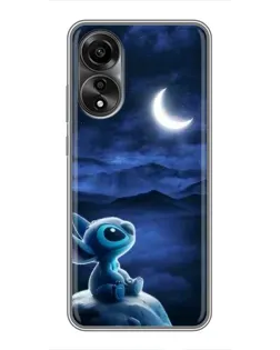Чехол для OPPO A78 (4G) с картинкой «Лунная ночь Стича» Чехол для OPPO A78 (4G) с картинкой «Лунная ночь Стича»