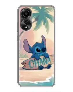 Чехол для OPPO A78 (4G) с картинкой «Стич на серфе» Чехол для OPPO A78 (4G) с картинкой «Стич на серфе»