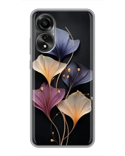 Чохол для OPPO A78 (4G) з картинкою «Лілові квіти грації»