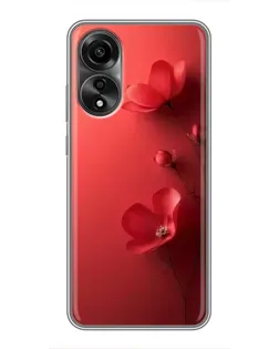 Чохол для OPPO A78 (4G) з картинкою «Макові суцвіття»