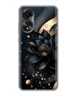 Чохол для OPPO A78 (4G) з картинкою «Чорний лотос»