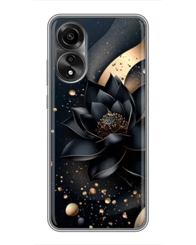 Чохол для OPPO A78 (4G) з картинкою «Чорний лотос»