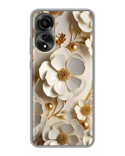 Чохол для OPPO A78 (4G) з картинкою «Білі паперові квіти»