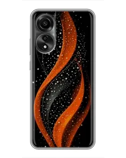 Чохол для OPPO A78 (4G) з картинкою «Вогняна зоряна хвиля»