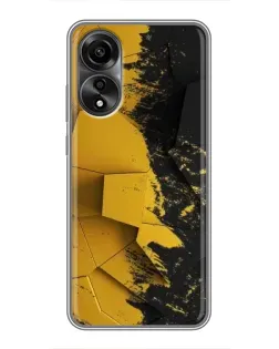 Чехол для OPPO A78 (4G) с картинкой «Золотые осколки геометрии»