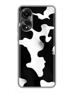 Чехол для OPPO A78 (4G) с картинкой «Черно-белое пятно»