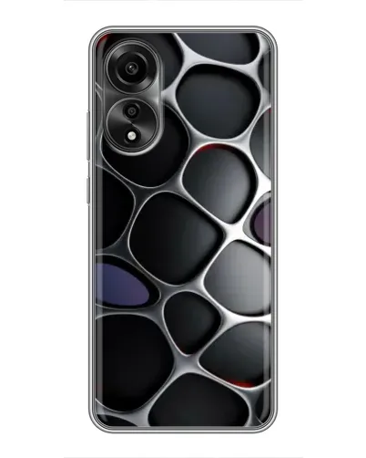 Чехол для OPPO A78 (4G) с картинкой «Объемная темная решетка» Чехол для OPPO A78 (4G) с картинкой «Объемная темная решетка»