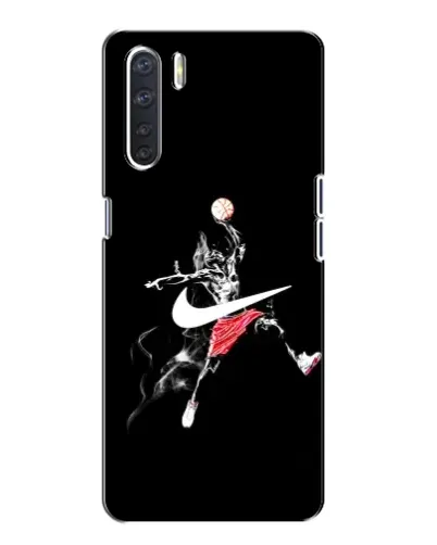Чехол для OPPO A91 с картинкой «Jordan Jumpman» Чехол для OPPO A91 с картинкой «Jordan Jumpman»