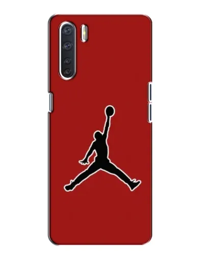 Чехол для OPPO A91 с картинкой «Jordan Red Back» Чехол для OPPO A91 с картинкой «Jordan Red Back»