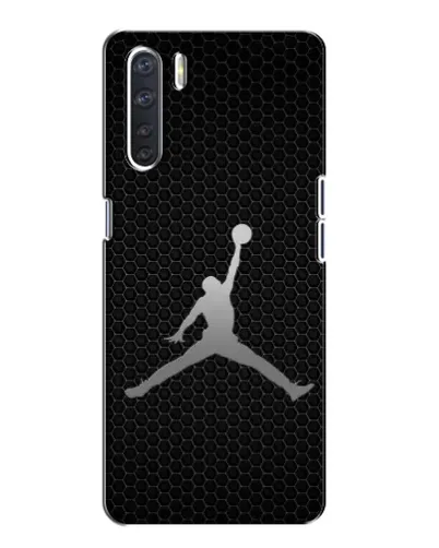 Чехол для OPPO A91 с картинкой «Jordan Dark Carbon» Чехол для OPPO A91 с картинкой «Jordan Dark Carbon»