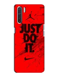 Чехол для OPPO A91 с картинкой «Nike Just Do It»