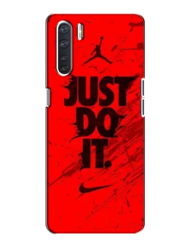Чехол для OPPO A91 с картинкой «Nike Just Do It» Чехол для OPPO A91 с картинкой «Nike Just Do It»