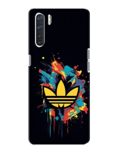 Чехол для OPPO A91 с картинкой «Adidas Splash»