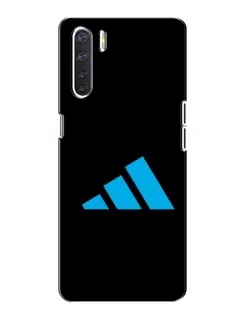 Чехол для OPPO A91 с картинкой «Adidas Cyan Logo»