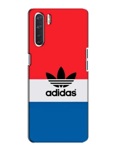 Чехол для OPPO A91 с картинкой «Ретро блоки Adidas»