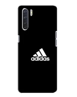 Чехол для OPPO A91 с картинкой «Adidas Red Style»
