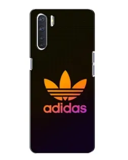 Чехол для OPPO A91 с картинкой «Градиент Adidas»