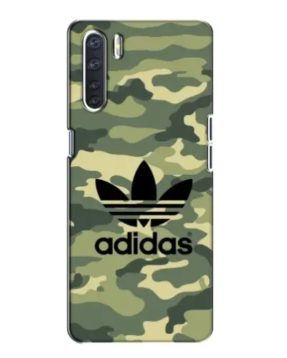 Чехол для OPPO A91 с картинкой «Милитари стиль Adidas»