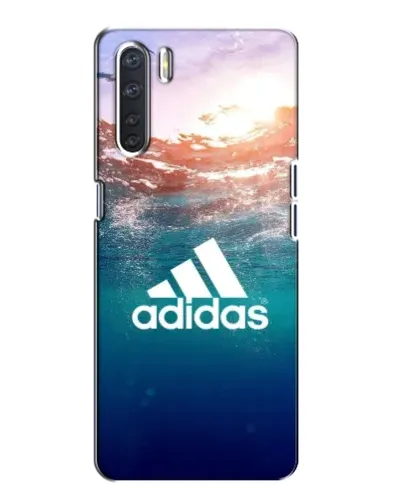 Чехол для OPPO A91 с картинкой «Океанская глубина адидас»