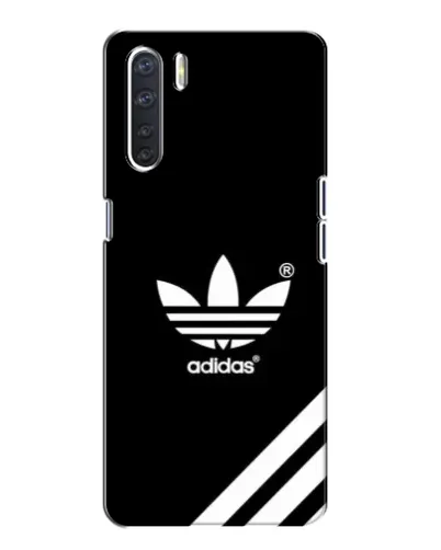 Чехол для OPPO A91 с картинкой «Adidas с диагональными полосами»
