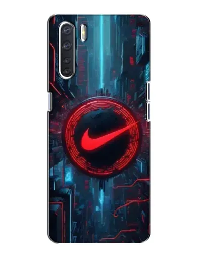 Чехол для OPPO A91 с картинкой «Техногенный стиль Nike» Чехол для OPPO A91 с картинкой «Техногенный стиль Nike»