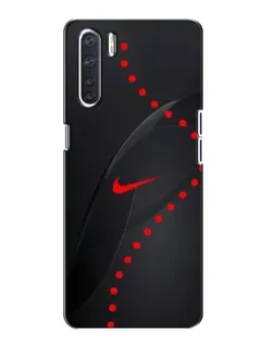 Чехол для OPPO A91 с картинкой «Абстрактный дизайн Nike»